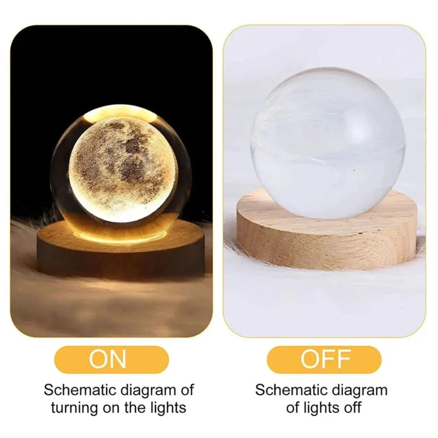 Unique 3D Crystal Ball Lamp - Image 4